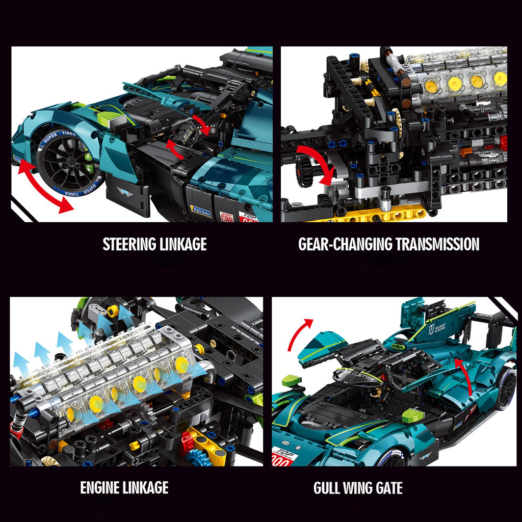 EIKEE Y18083 - Valkyrie LM V12 Supercar Model | 3,069+ pcs