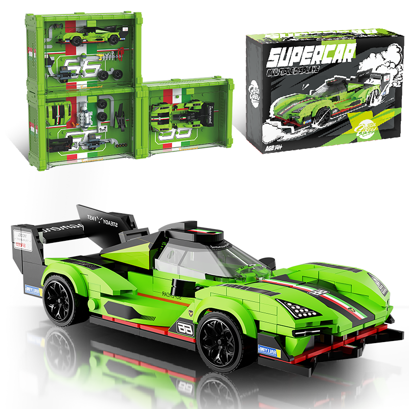 EIKEE Y24005 - Le Mans SC63 Supercar | Multi-Display | 577 pcs