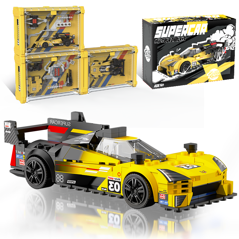 EIKEE Y24007 - Le Mans R Supercar | Multi-Display | 644 pcs